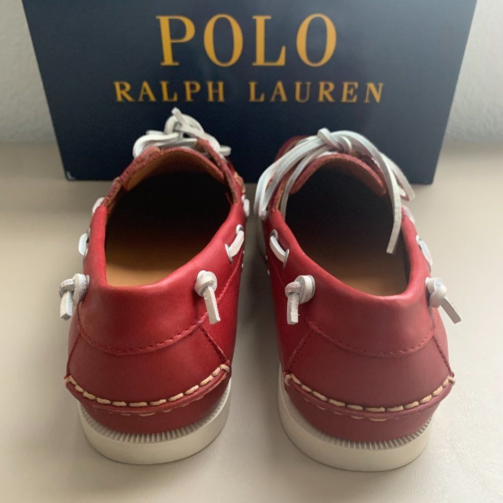 POLO RALPH LAUREN Merton Red Classic Leather - Picture 6 of 13